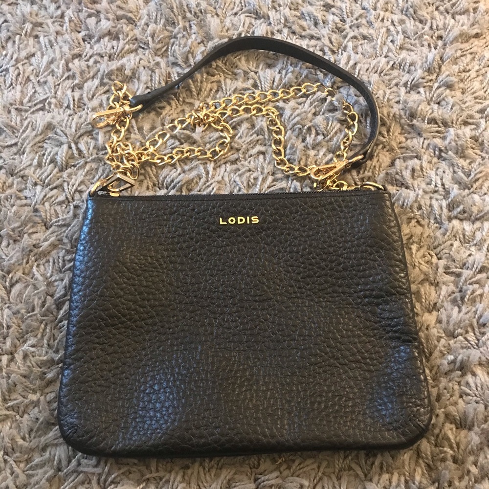 BNWOT Black Lodis Crossbody Bag Purse